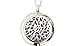 Coral Bliss Essential Oil Diffuser Necklace with Leakproof Locket - Hypoallergenic 316L Surgical Grade Stainless Steel 25mm Aromatherapy Jewelry (2 Chain Designs, 5 Reusable Pads, Microfiber Pouch)