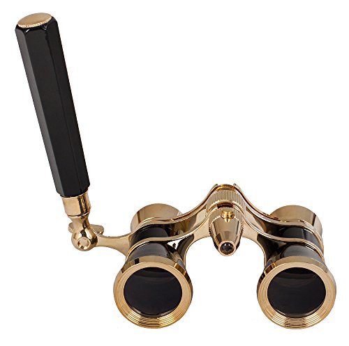 Levenhuk Broadway 325N Opera Glasses (Black Theater Binoculars with LED Light and Extendable Handle) - Thumbnail 4