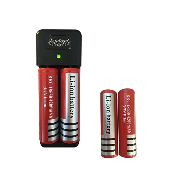 Battery-and-Charger18650-Li-ion-37V-Applicable-for-High-power-LED-by-Deruicent