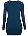 Pullover Sweatshirts Without Hoods,Messic Women's Round Neck Long Sleeve Wear to Work Button Up top Loose Knitted Blouse Sweater Teal,XX-Large