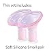 Pumpin' Pal Breast Pump Flanges (Set Medium, S,M,L Pairs) for Medela, Lansinoh, Hygeia - This Set Does not fit in Spectra Flanges