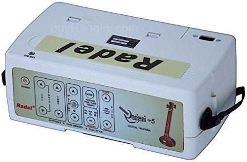 Electronic Tanpura - RADEL Saarang Ranjani Plus 5 Digital Tanpura, In USA, 5 Strings, Electronic Tambura Box, Instruction Manual, Bag, Power Cord (PDI-AEH) - Thumbnail 7