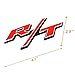 1 Piece RT R/T Badge Emblem Sticker for Mopar HEMI Cars Dodge Charger Chrysler Ram Jeep Mopar Team