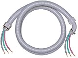 Marmon Home Improvement Prod 1535-0503803A06 Sealtite Conduit Whip, Non-Metallic, Flexible, 10-3, 1/2-In. x - Quantity 8