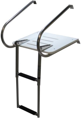 Teak Isle Inboard Swim Platform with Telescoping Ladder