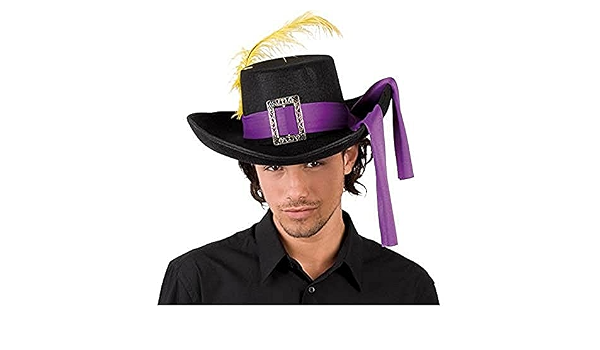 Ciao 20813 20813-Musketeer Hat, Black 