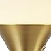 Amazon Brand – Rivet Harper Marble and Brass Uplight Floor Lamp, Bulb Included, 71