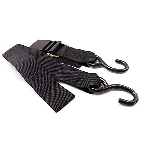 MEILI 2 Piece Heavy Duty Boat Trailer Transom Strap Adjustable Marine