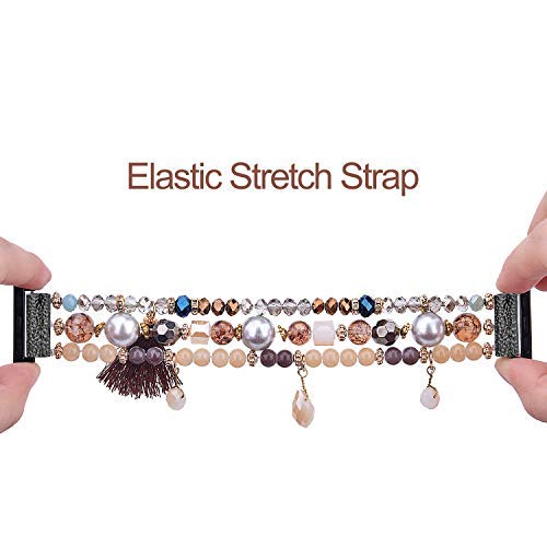 CAGOS Bracelet Beadeds Compatible for Apple Watch Band 44mm/42mm Women Girl,Cute Handmade Fashion El - medicalbooks.filipinodoctors.org