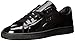 PUMA Men's Basket Classic Patent Emboss Fashion Sneaker, Safety Yellow (10 D(M) US, Puma Black)