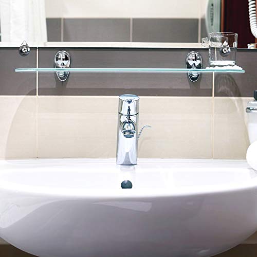 Tatuo Clear Plastic Mirror Holder Clips, Mirror Hanging Kit for Wall