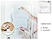 Idle Hippo Bath Pillow Spa Bathtub Pillow with Non-slip Suction Cups, Head, Neck, Back & Shoulder Rest Support, Soft & Luxury Bathtub Cushion, White Foam, PVC/Vinyl Material, Hand Wash Only