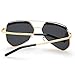 2017 Fashion Women Large Metal Oversized Aviator Polarized Driver Sunglasses