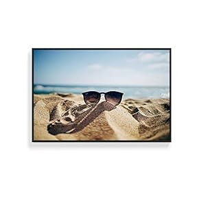 Framed Canvas Wall Art for Living Room, Bedroom Seaside Canvas Prints for Home Decoration Ready to Hang - 16x24 inches