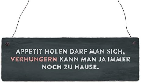 Interluxe Holzschild Shabby Appetit Darf Man Sich Single Lustig Spruch Turschild Amazon De Kuche Haushalt