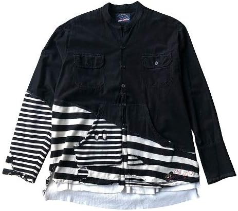 Amazon Greg Lauren Paul Sharkグレッグローレン シャツジャケット 正規取扱店舗販売品 サイズ M 着丈76 身幅50 肩幅55 袖丈65 Tシャツ カットソー 通販