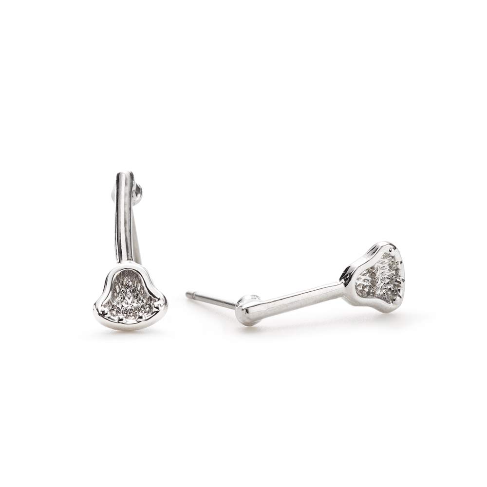 GIMMEDAT Lacrosse Stick Earrings Lacrosse Stick Silver Post Earrings