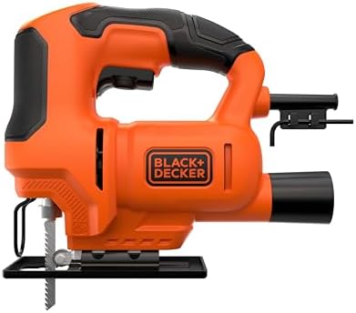 Serra Jigsaw 400W, Design Compacto e Ergonómico, Mudança de lâmina sem ferramentas, Corte biselado 0-45º, Aceita lâminas tipo "T", Velocidade 0-3.000 cpm - BES603-QS
