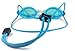 Resurge Sports Anti Fog Racing Swimming Goggles with Quick Adjust Bungee Strap (Blue)