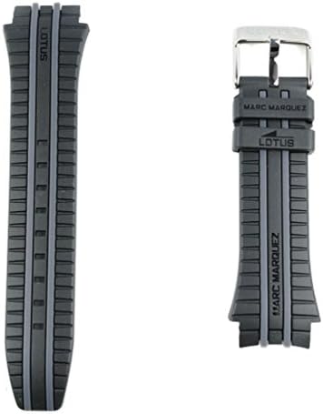 Lotus Marc Marquez Rubber Strap Black Two Grey Stripes Models 18259*