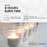 Price's Candles 100 Pack 8 Hour Tealights Long Burning Night Lights view 4