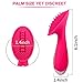 Tongue Vibrator for Clit G Spot Stimulation with Soft Silicone Ticklers for Women, PALOQUETH Innovative Oral Sex Simulator Licking Adult Toy 8 Strong Vibration Modes, Quiet Rechargeable Waterproof