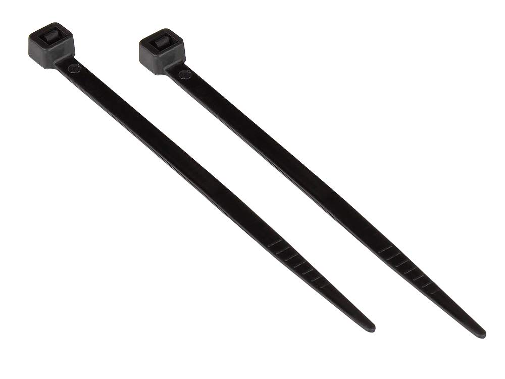 Good Connections® Cable Ties 150 mm x 3.6 mm Set of 100 Black UL, UV-Resistant, Weather-Resistant for Outdoor Use, -40 °C to +85 °C