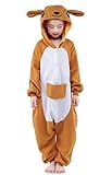 Newcosplay Homewear Childrens Kangaroo Pajamas Sleeping Wear Animal Onesies Cosplay Costume ... (#125, kangaroo)