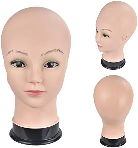 ZMSプロフェッショナル女性ハゲ美容マネキンヘッドトレーニングヘッドウィッグディスプレイキャップメガネ理髪トレーニング人形人形ヘッド