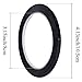 Supla 5 Rools Glossy Black Adhesive Graphic,1/4 inch Width,Chart Tapes Grid Marking Tapes Art Tape,217 feet Long Per Roll