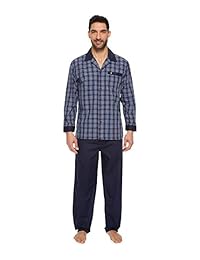 Conjunto de pijama de manga larga tejida Jockey para hombre