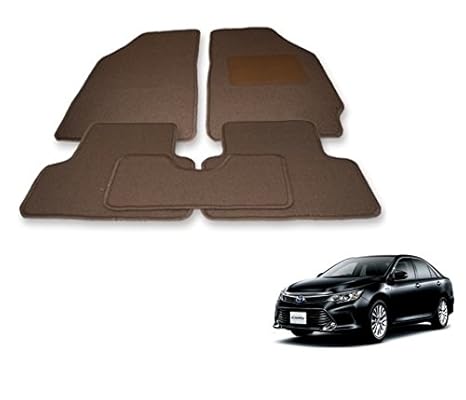 Crafta Premium Soft Beige Car Floor Mats For Toyota Camry Pack