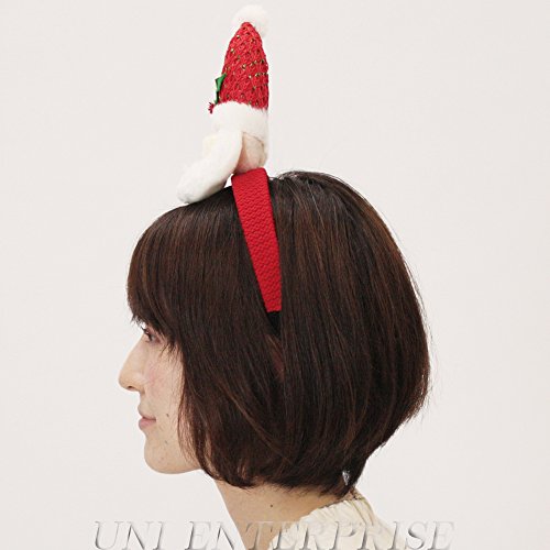 Patymo -- Red Headband with Santa Claus Piece - Image 4
