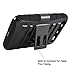 BlackBerry Classic Case, Combo Rugged Shell Cover Holster with Built-in Kickstand and Holster Locking Belt Clip Black + Circle(TM) Stylus Touch Screen Pen