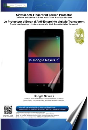 Green Onions Supply Crystal Anti-Fingerprint Screen Protector for Google Nexus 7 (RT-SPGN701AF)