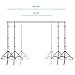 LimoStudio Photo Video Studio 10Ft Adjustable Muslin Background Backdrop Support System Stand with 4 PCS x Backdrop Holders, AGG292