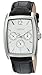 Caravelle New York Men's Quartz Stainless Steel and Leather Casual Watch, Color:Black (Model: 43C116)