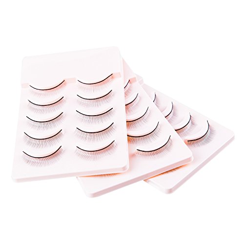 Kenzie Beauty Training Lashes for Eyelash Extension Teaching Practice Lashes (3 Pack )