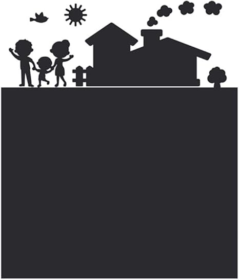 Amazon Co Jp ブラックボードシート 磁気黒板 漫画の2層式磁気黒板ステッカー 子供部屋の装飾用ウォールステッカー 消去と書き込みが簡単 Color Black Style Characters ホーム キッチン