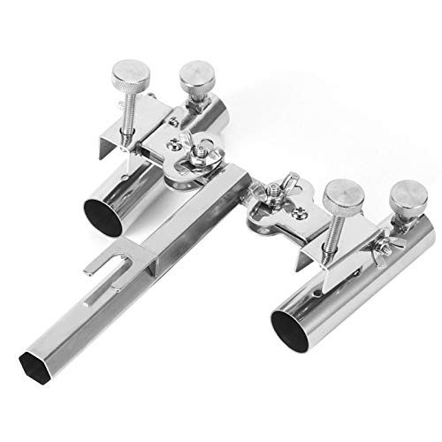 Demeras Stepless Portable Fine-Tuning Light Angelrutenhalter Rutenhalter Rack Doppelrutenhalter Halterung zum Angeln – Bild 5