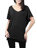 TWINTH Tunic Top Plus Size Colorful Loose Fit Short Sleeve