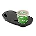 Utility Tray Clip On Chair Table Universal Oval Cup Holder for Zero Gravity Chairs with Mobile Device Slot and Snack Tray
