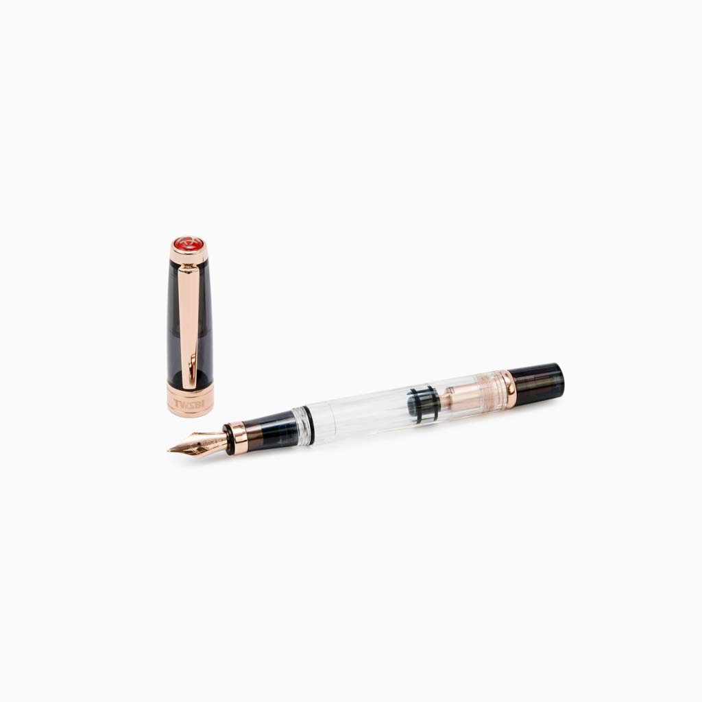 Twsbi Diamond 580 Smoke Rose Gold II Stub 1.1 Stylus Pen