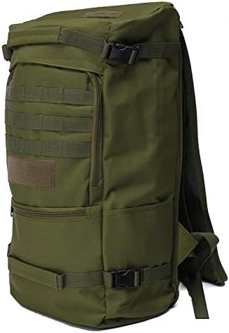50L Canvas Outdoor Sports Rucksack Camping Hiking Backpack Climbing Bag Double Shoulder Bag
