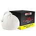Master of Muscle REFILLABLE Chalk Bag, Chalk Ball - Ideal for Rock Climbing, Weight Lifting, Gym, Workout, Gymnastics and Powerlifting - Workout eBook for Elite Lifting Techniques (White)