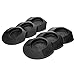 MUXSAM 6 Pieces All-Direction Putter Cups Practice Black Golf Putting Cup Golf Training Cup Golf Practicing Hole Putting Aid Putter Training Aid Fit for Beginner Golf Training Accessory