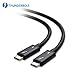 [Intel Thunderbolt 3 Certified 40Gbps Thunderbolt 3 Cable,100W Charging 6.6 Feet for MacBook Pro and Others (Not Compatible to None TB3 Laptop to None TB3 Display ex: iPad Pro to a USB-C Display