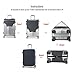 Madfifennina Washable Spandex Travel Luggage Protector Baggage Suitcase Cover Fit 23-32 Inch (L(26