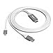 iPhone to HDMI Cable, Basevs Lightning to HDMI Cable Upgraded Version Lightning Digital AV Cable Lightning 8 Pin to HDMI 1080P HD Convertor for iPhone iPad iPod (Gray)