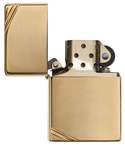 ZIPPO (ジッポー) ライター 無地 フラットトップ 270 ブラスポリッシュ 正規輸入品